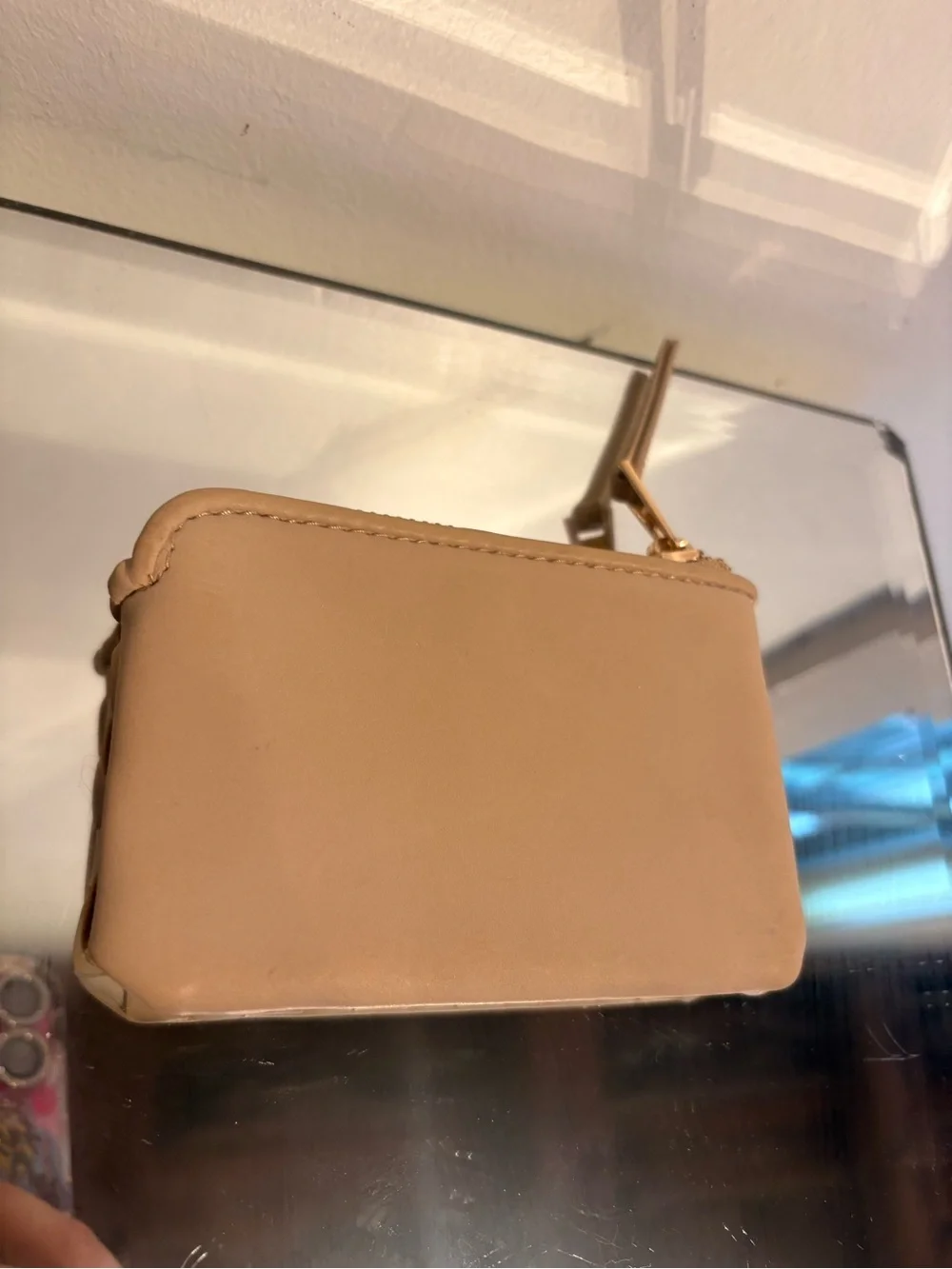 Smaller weaved mini wallet